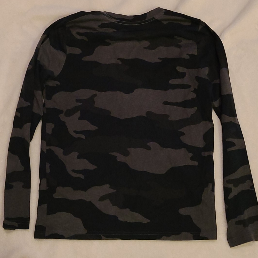 Abercrombie Kids Boy's Long Sleeve Camo Shirt - Picture 4 of 5